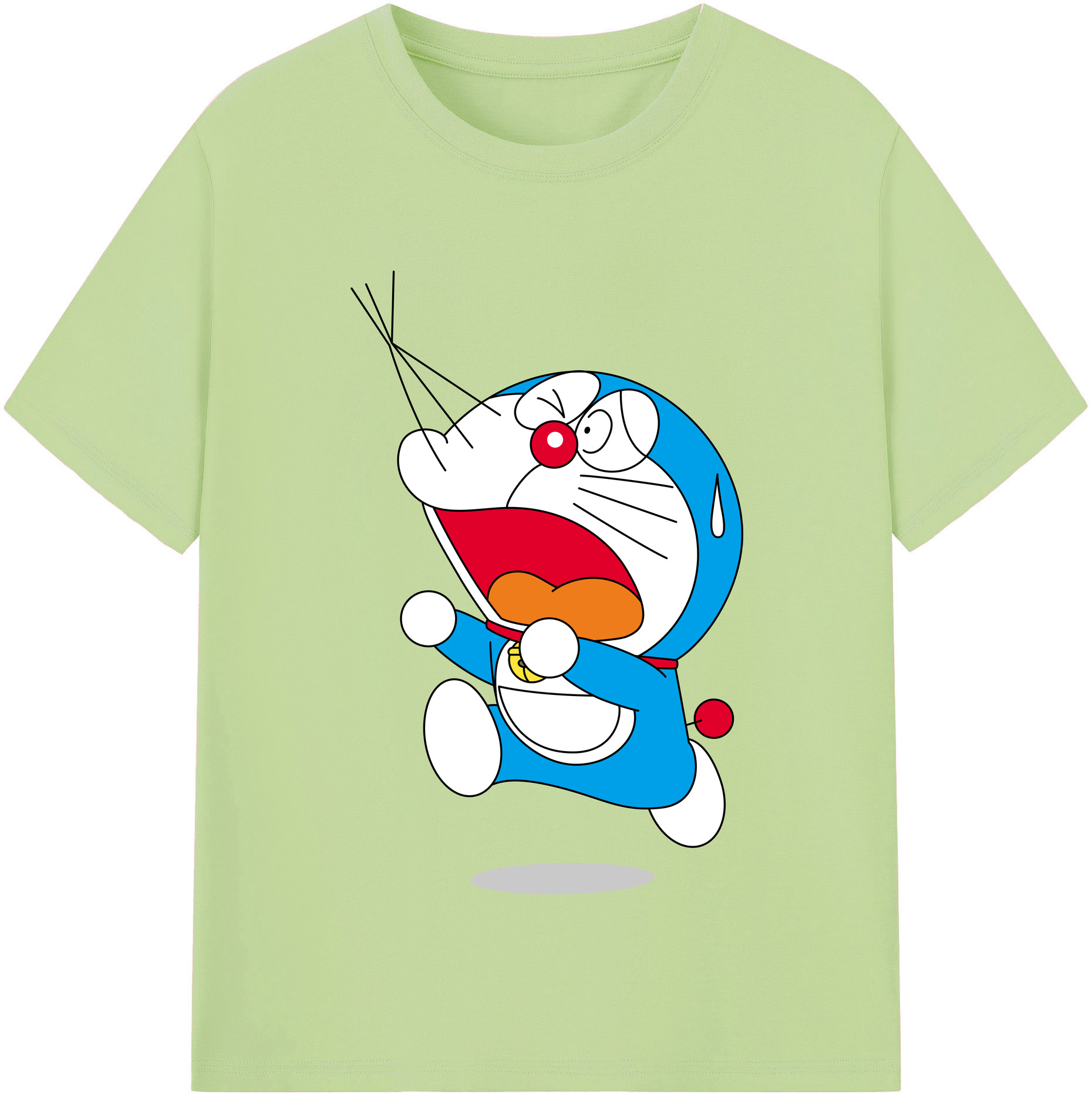 （画像用） ドラえもん Doraemon 綿100％半袖Tシャツ（フロントプリント）